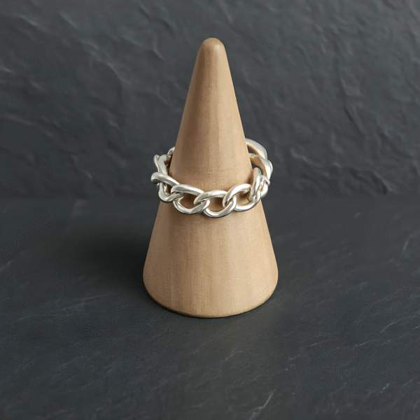 Bague Chaine Gourmette