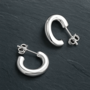 Créoles Tube Lisse 16 mm