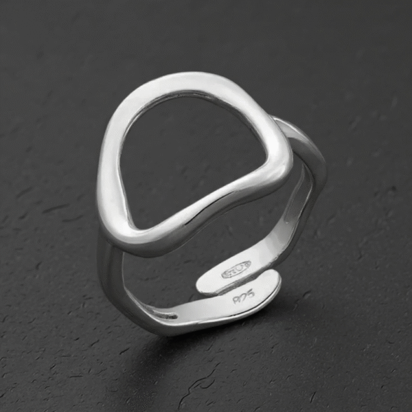 Bague Déformée Cercle