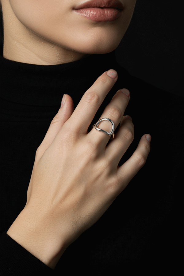 Bague Déformée Cercle